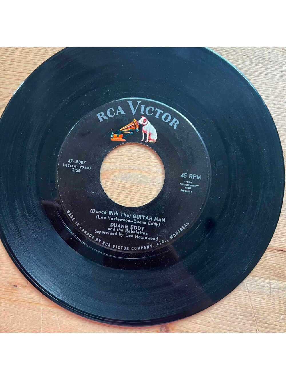 Duane Eddy - (Dance With) Guitar Man/Stretchin' Out 45rpm VG+ R89